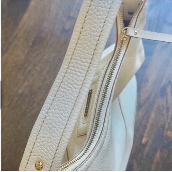KATE SPADE Elegant Cream White HOBO Leather Shoulder Bag - Picture 8 of 9